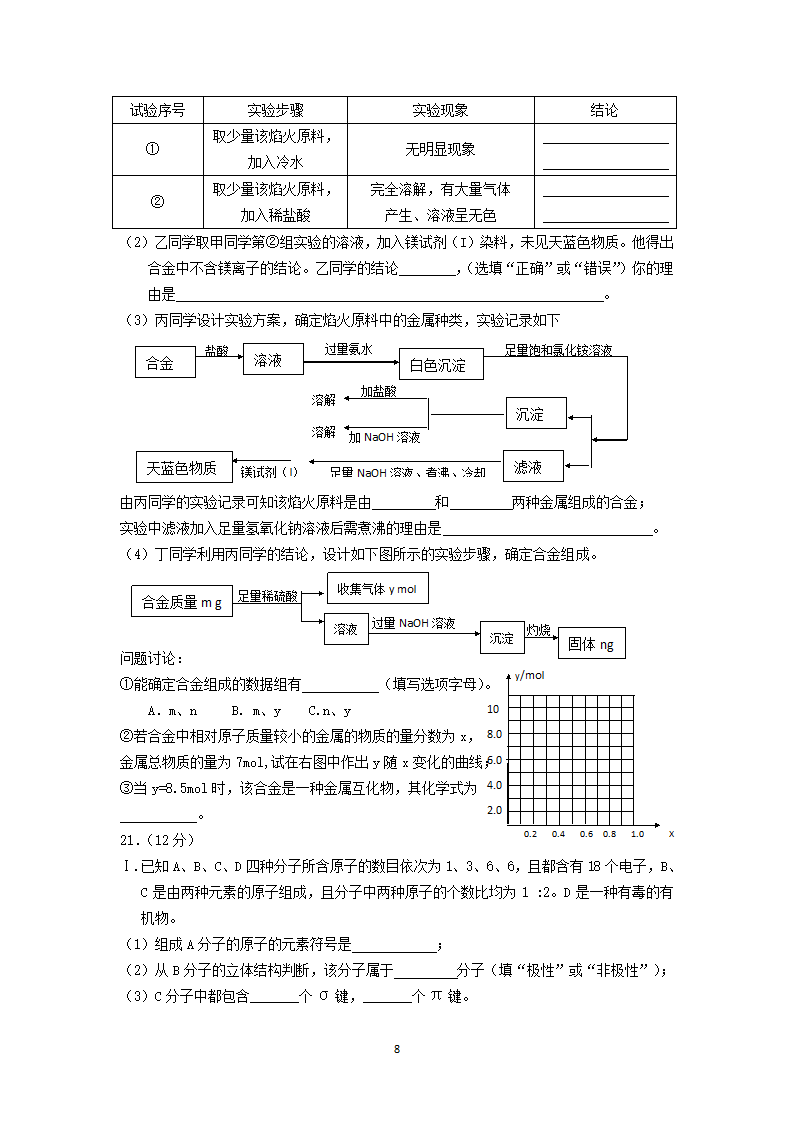 连云港市2009年高三化学征题组卷（三）.doc第8页