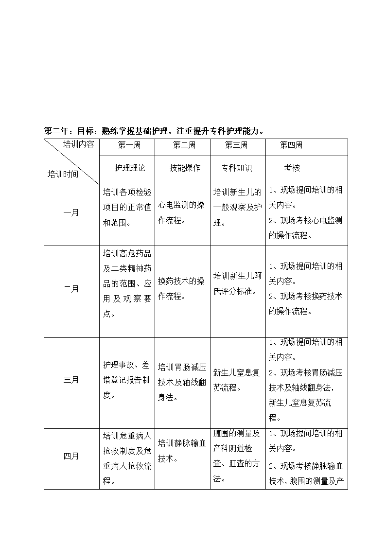 医院产科护士年份培训计划.docx第4页