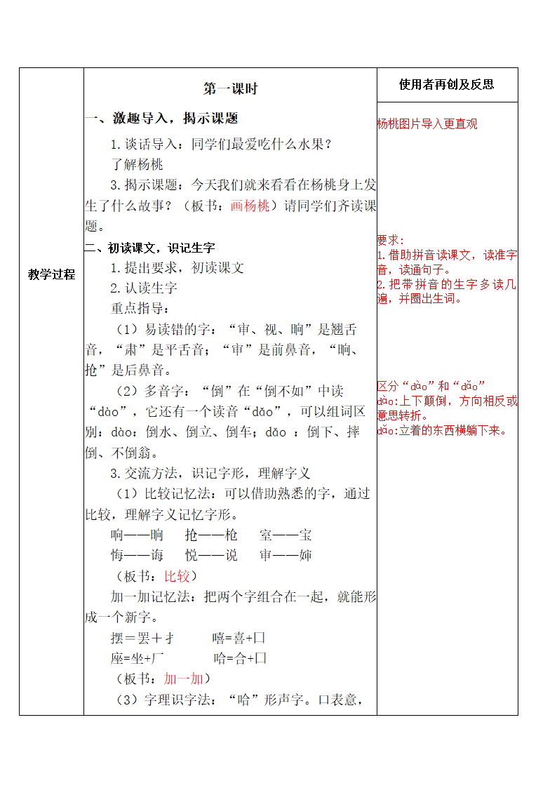 部编版二年级下册语文第五单元电子教案(表格式).doc第13页