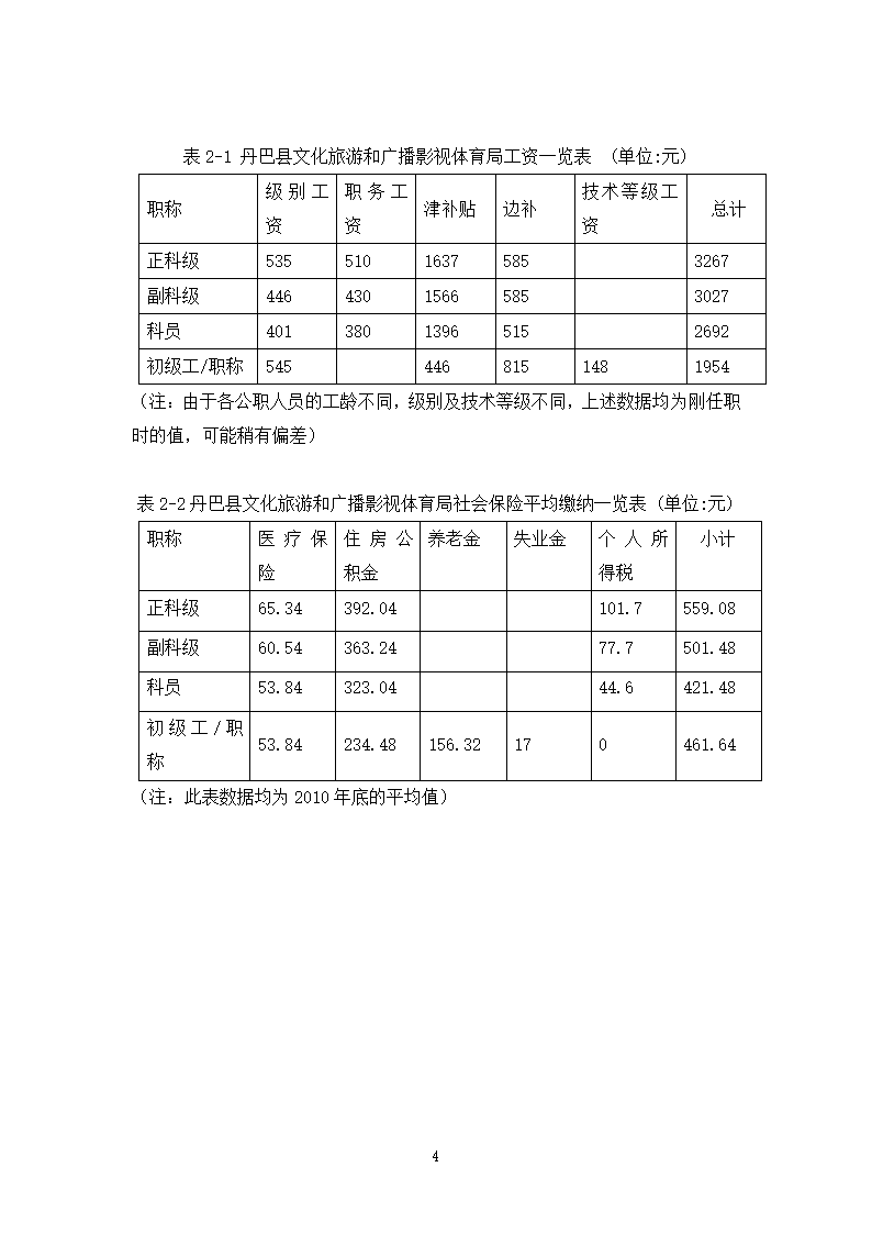 浅析丹巴县文化旅游和广播影视体育局人力资源管理薪酬与激励机制.doc第4页