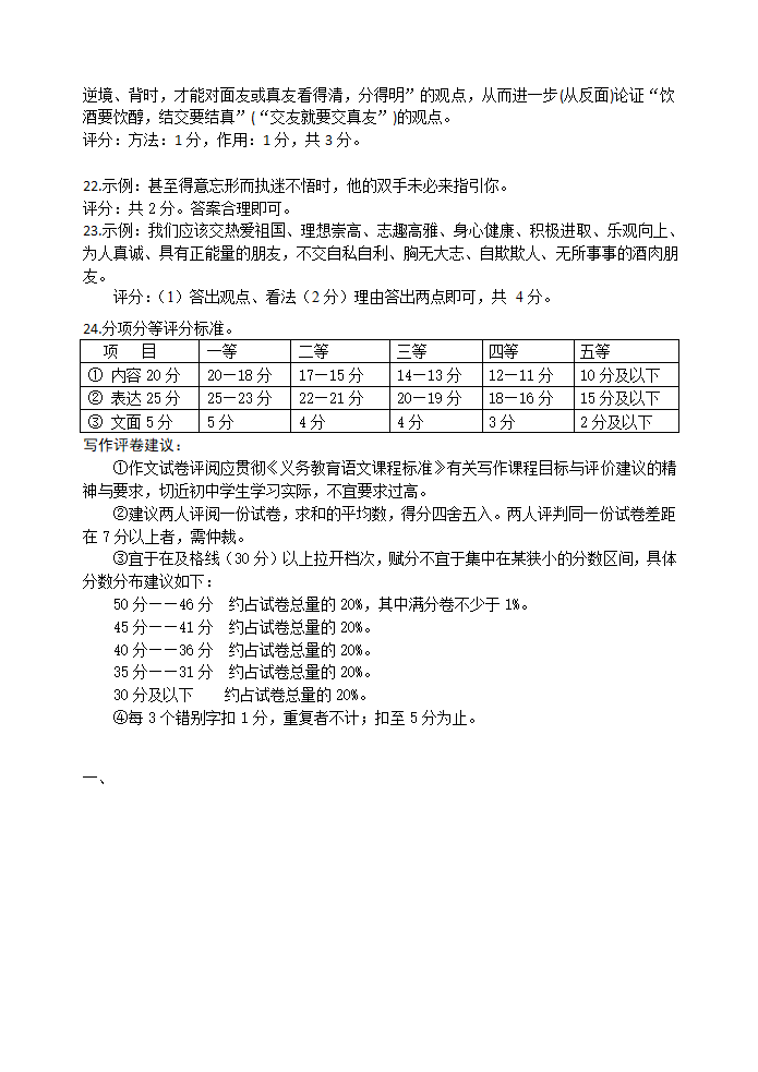 山东省东营市2021年中考语文模拟试卷3（含答案）.doc第11页