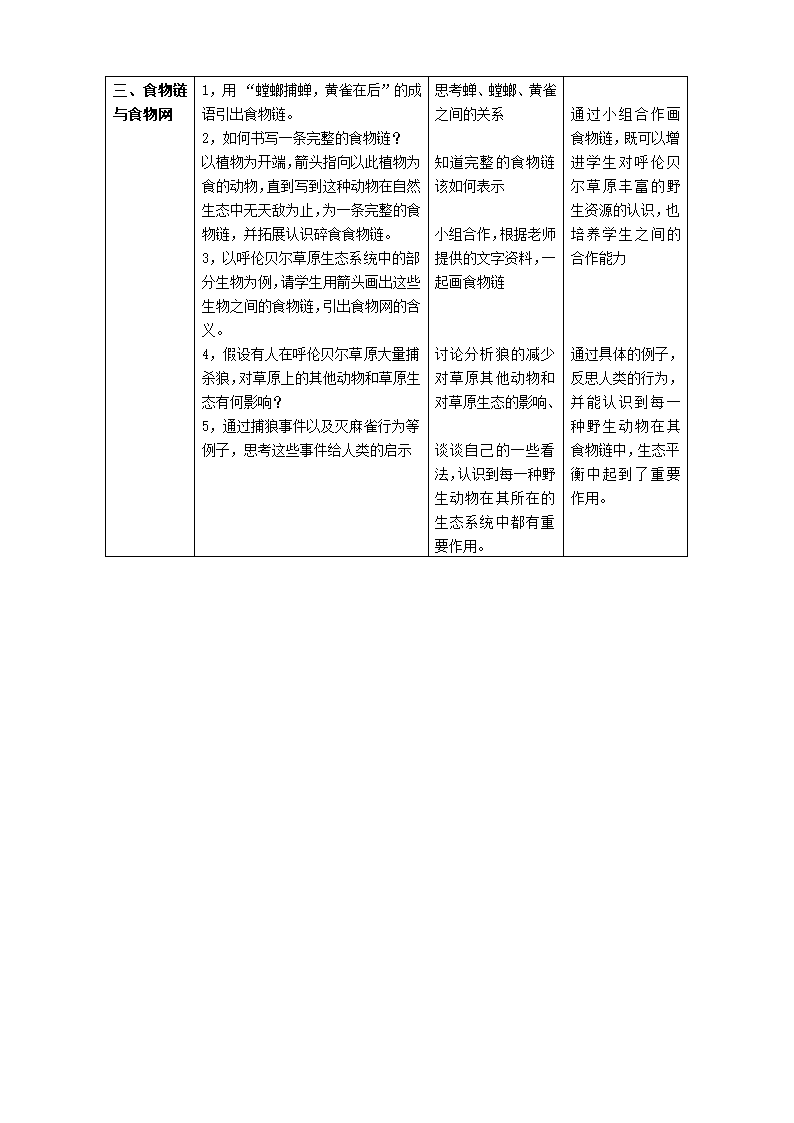 沪教版生物八年级第二册5.2.1生态系统的组成教案.doc第3页