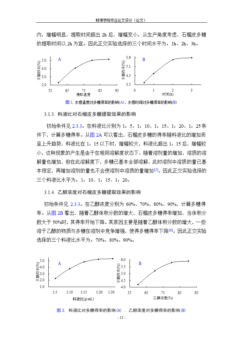 生物工程毕业论文 正交法优化怀远石榴皮多糖提取工艺.doc第17页