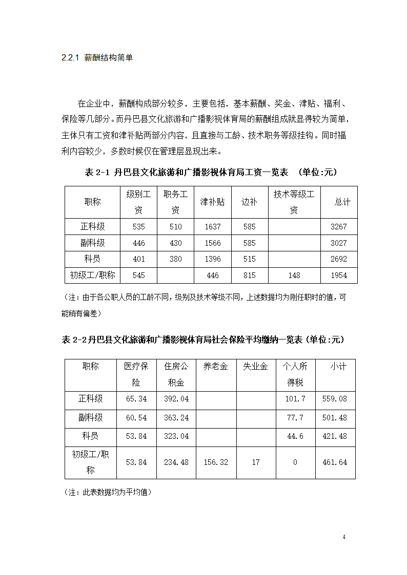 行政单位人力资源薪酬与激励机制的分析—以丹巴县文化旅游和广播影视体育局.doc第6页