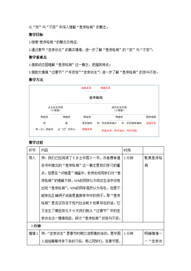 第五单元《乡土中国》 教案 年统编版高中语文必修上册.doc第2页