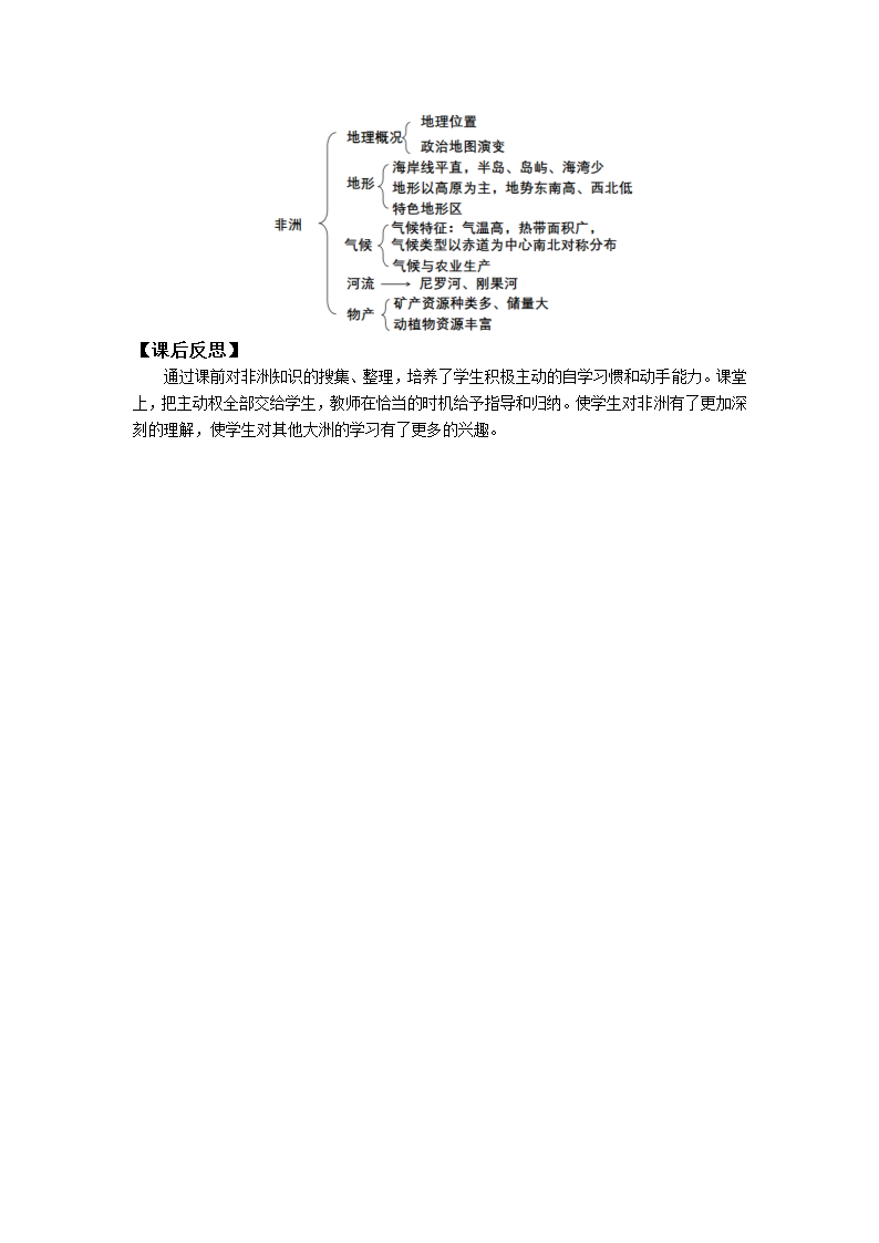 初中地理湘教版七年级下册6.2非洲 教案.doc第4页