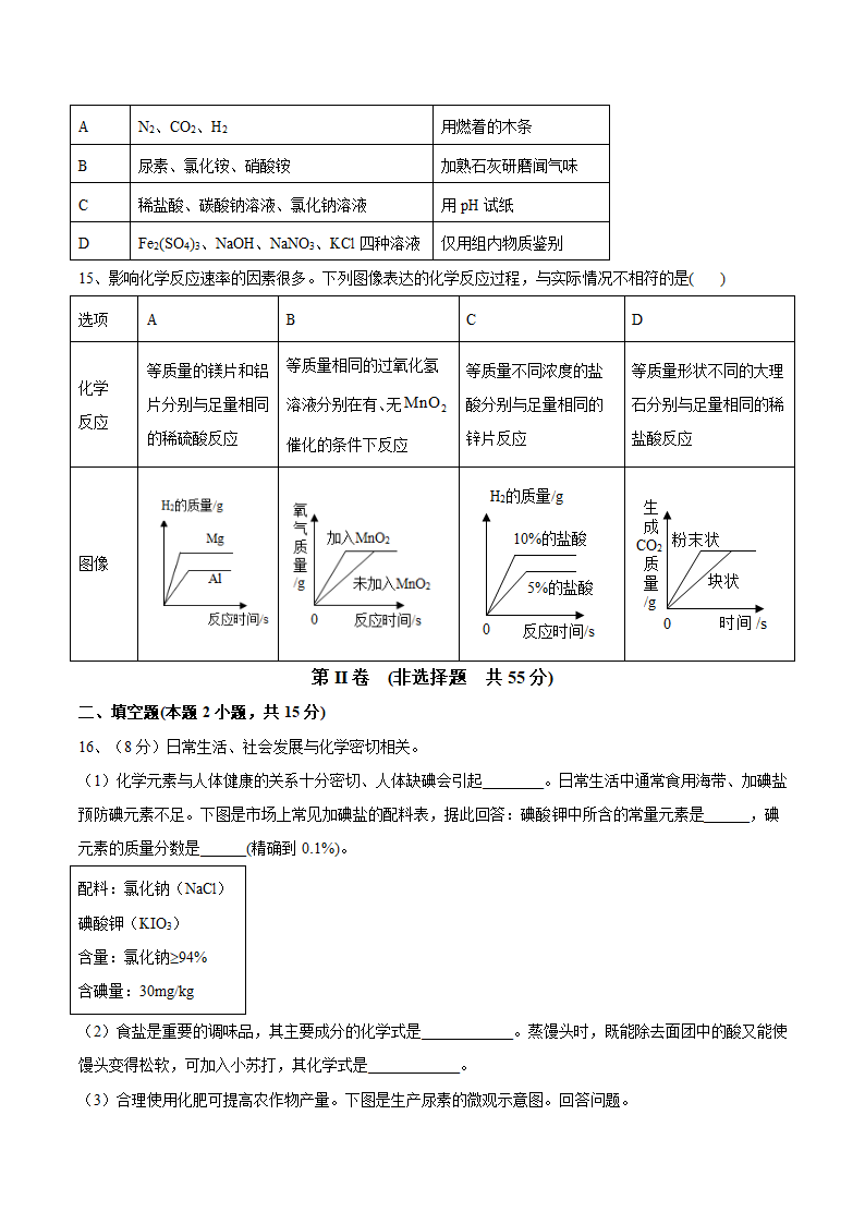 2022年广东省全真中考模拟化学试卷（word版 含解析）.doc第4页