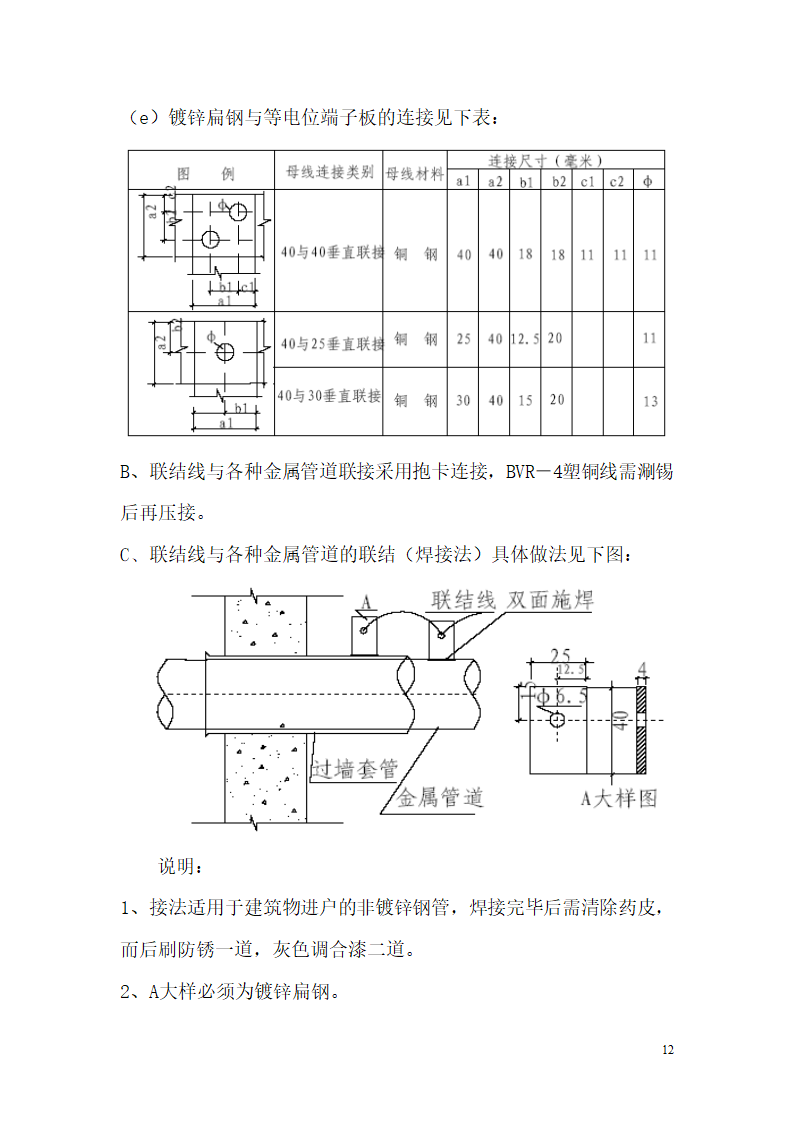 某医院高层病房楼防雷及接地施工方案.doc第12页