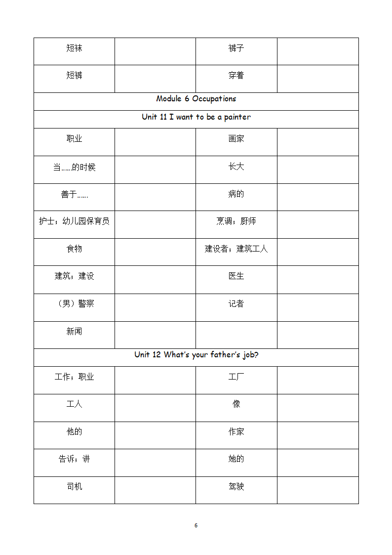 小学暑期作业系列-四年级英语上册（科普版）（含答案）.doc第6页