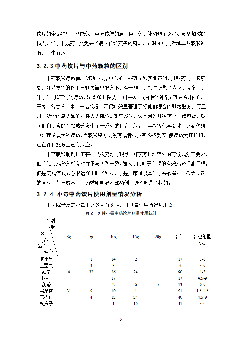 中药学论文 某中医院内科毒性中药使用情况的调查分析.doc第10页