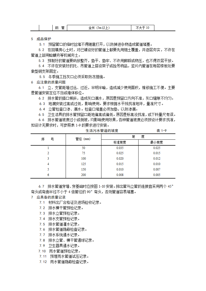 房建技术交底室内铸铁排水管道安装工艺.doc第4页