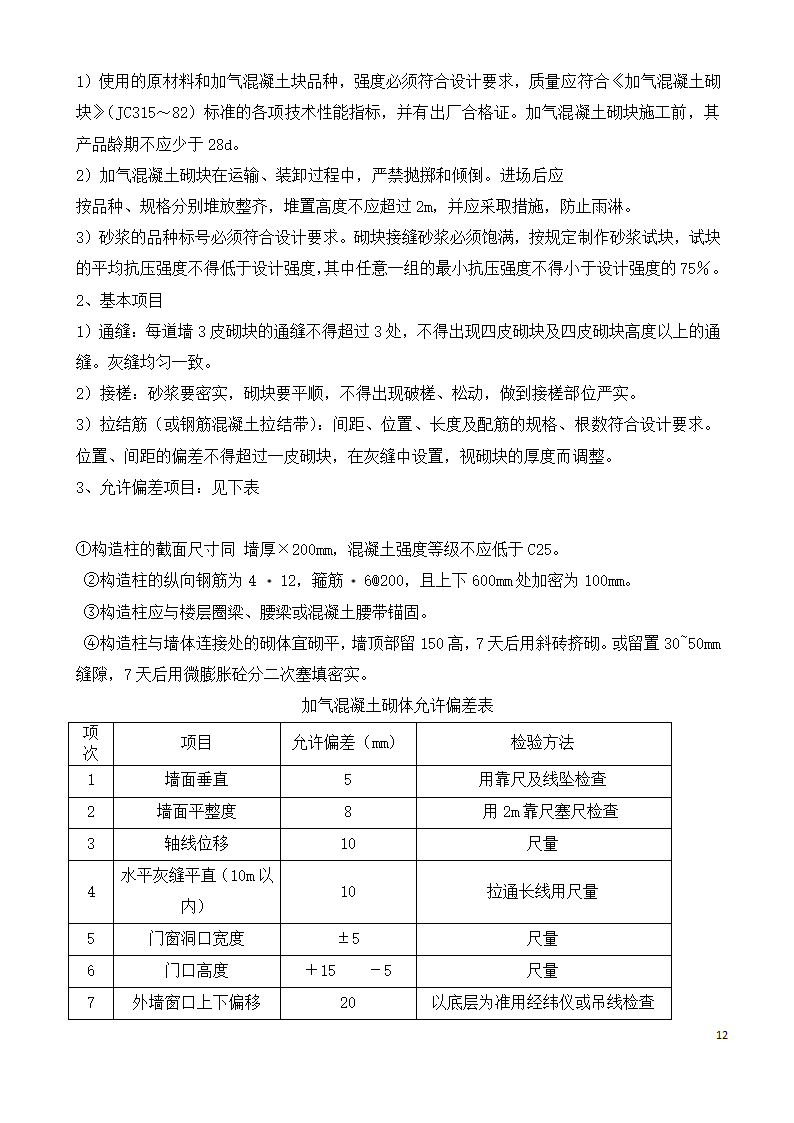 元谋县广电旅游局图书馆主体二次结构施工方案.docx第12页