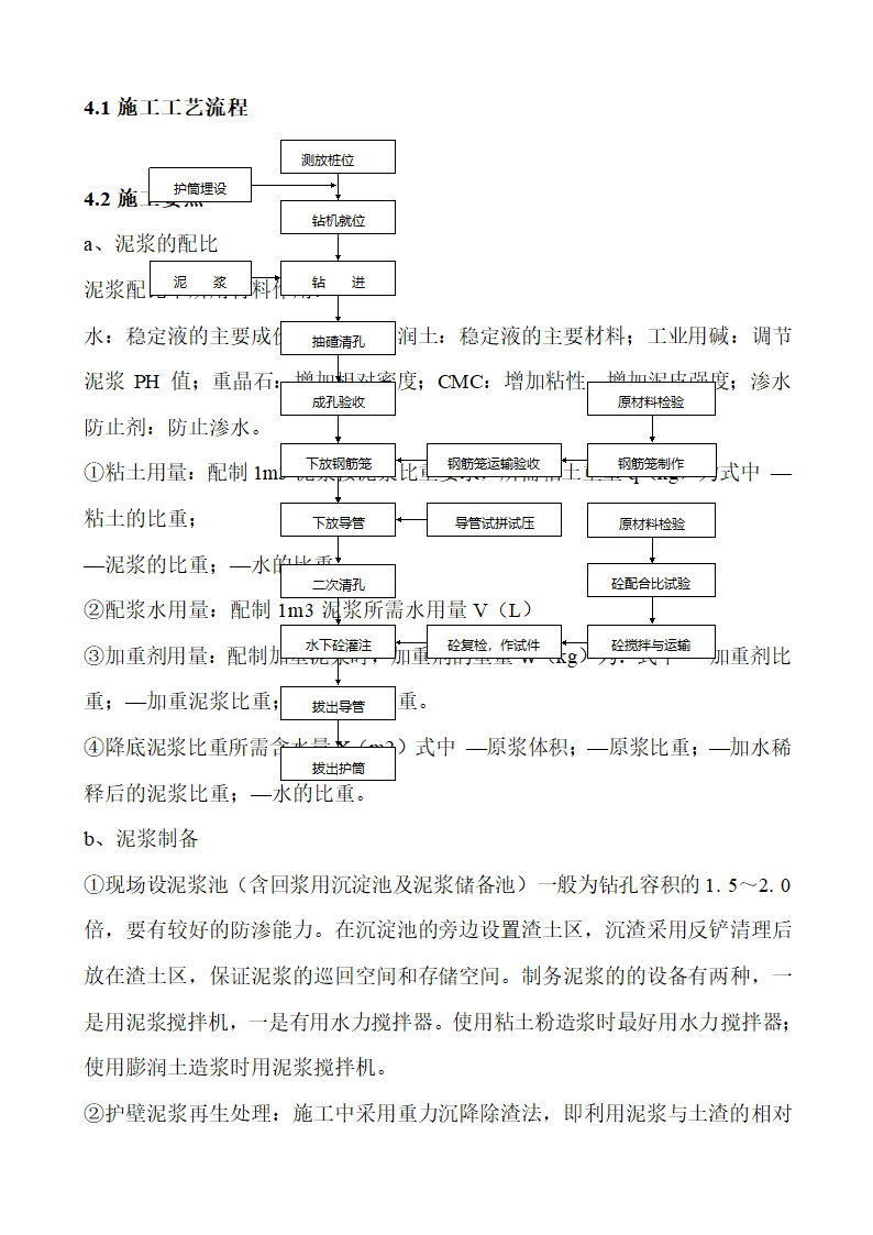 旋挖钻孔灌注桩工艺流程及操作要点及质量控制要点及常见事故的预防和处理.docx第3页