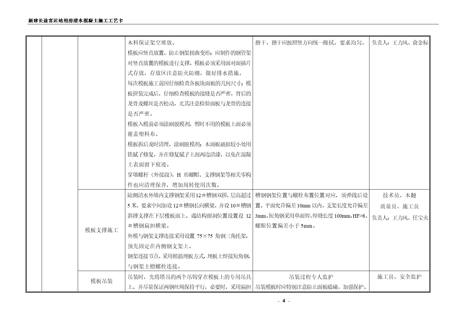 新建长途客运站用房清水混凝土施工工艺卡.doc第4页