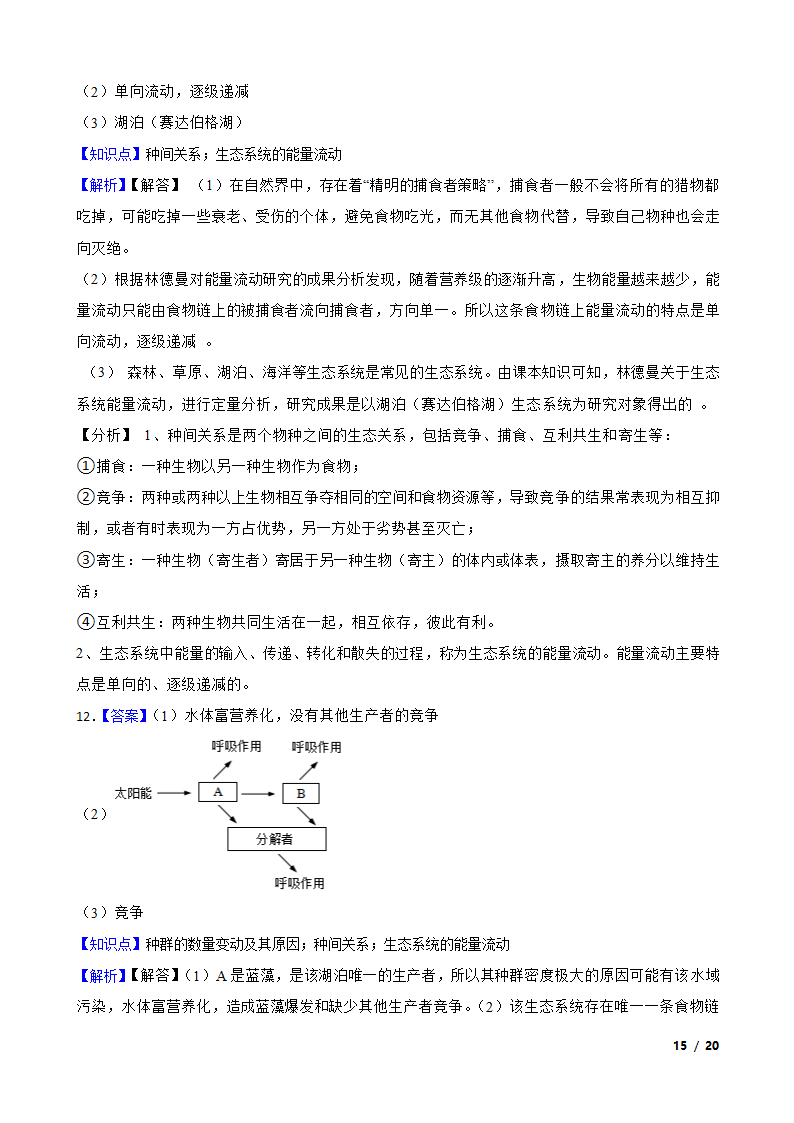 高考生物历年全国卷真题汇编9——种群和群落.doc第15页