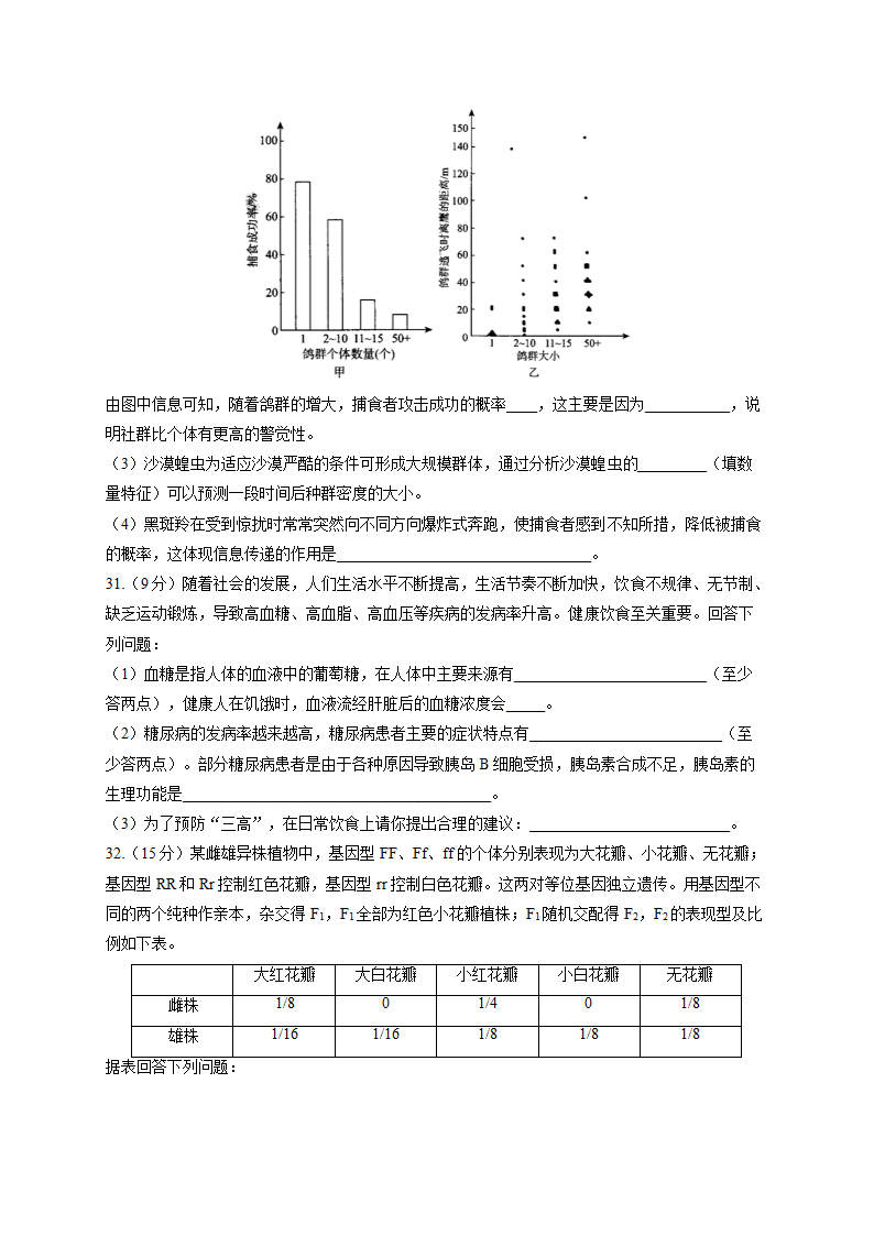 2022届高考生物  预测卷 全国乙卷（Word版含解析）.doc第3页