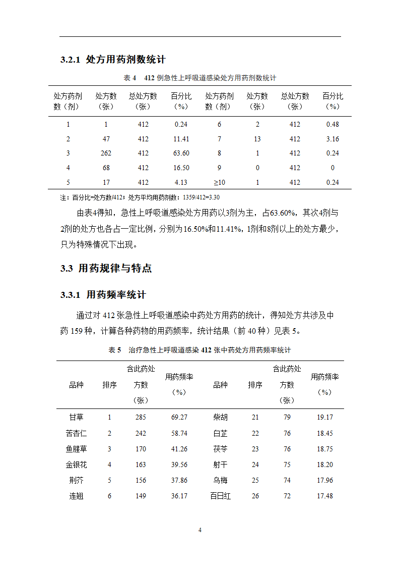 中药学论文 某医院治疗急性上呼吸道感染中药处方用药分析.doc第9页