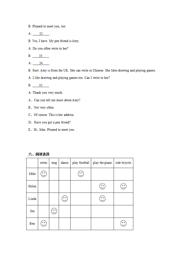 Module 5 常考易错检测卷-小学英语六年级上册外研版（三起）.doc第3页