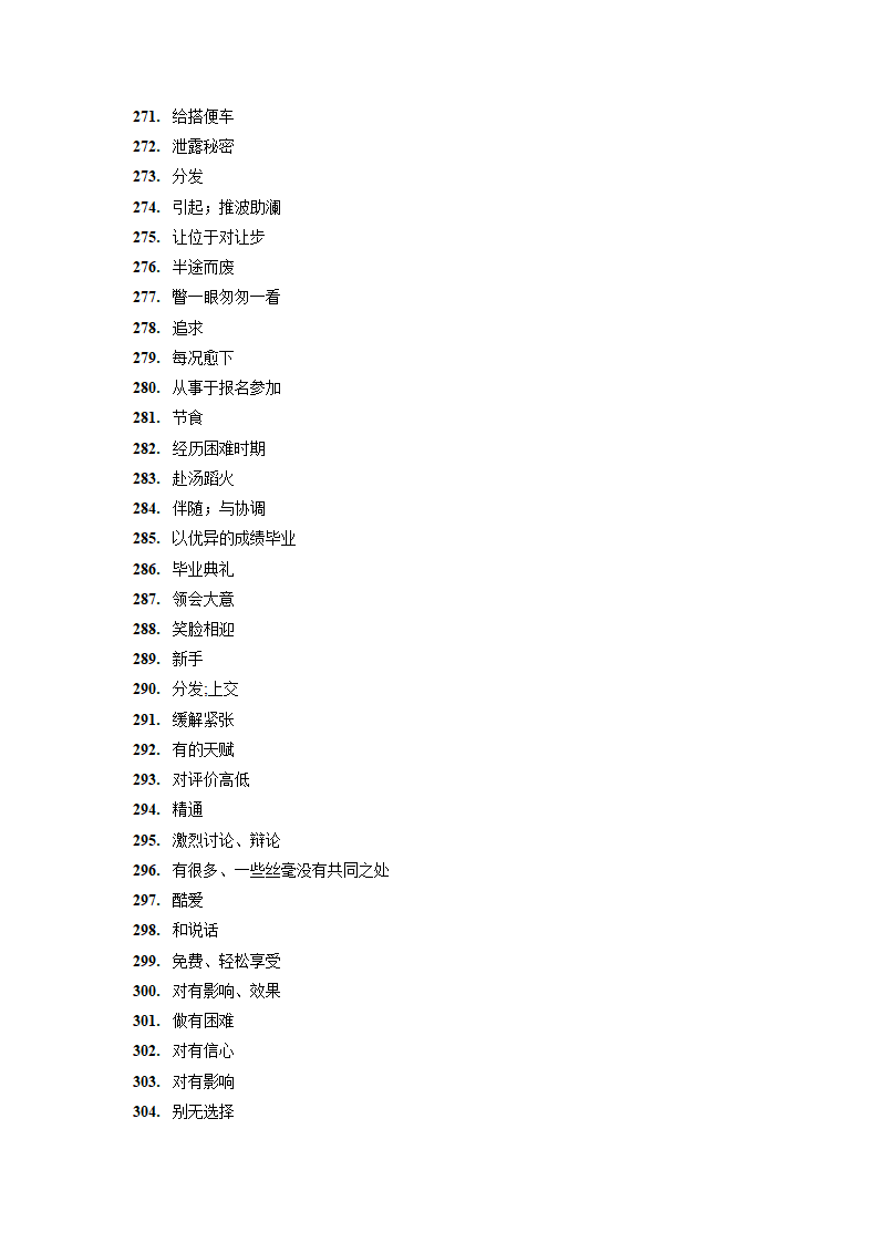 上海市2022届高三英语高频词组默写676道（无答案）.doc第9页