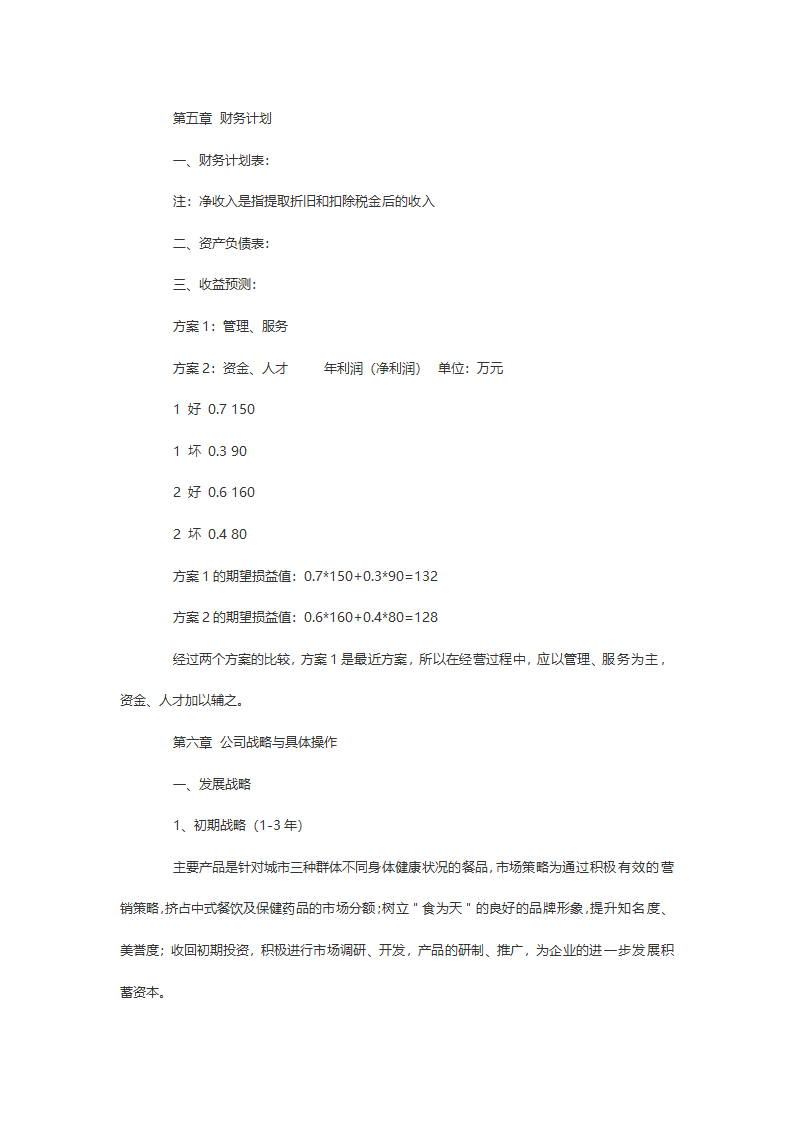 养生餐饮商业策划书方案.doc第12页