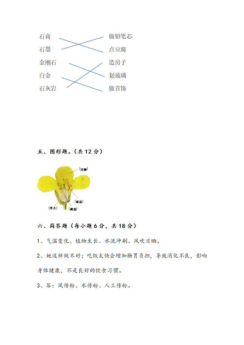 江苏省南通市南通经济技术开发区2022-2023学年四年级上学期期末科学试题（含答案）.doc第8页