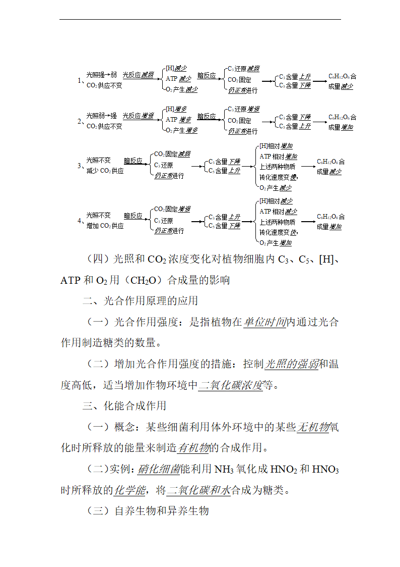 高中生物 必修一 3.5 光合作用的过程 学案.doc第2页