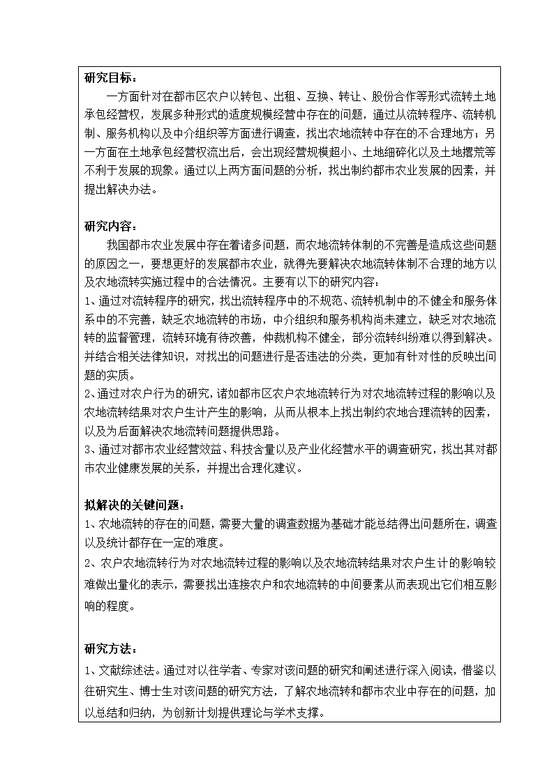 土地资源管理论文开题报告：农村土地流转与都市农业发展研究.doc第6页