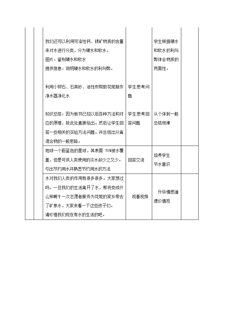 人教版九年级化学上册课题2 水的净化 天然水的净化 教学设计.doc第7页