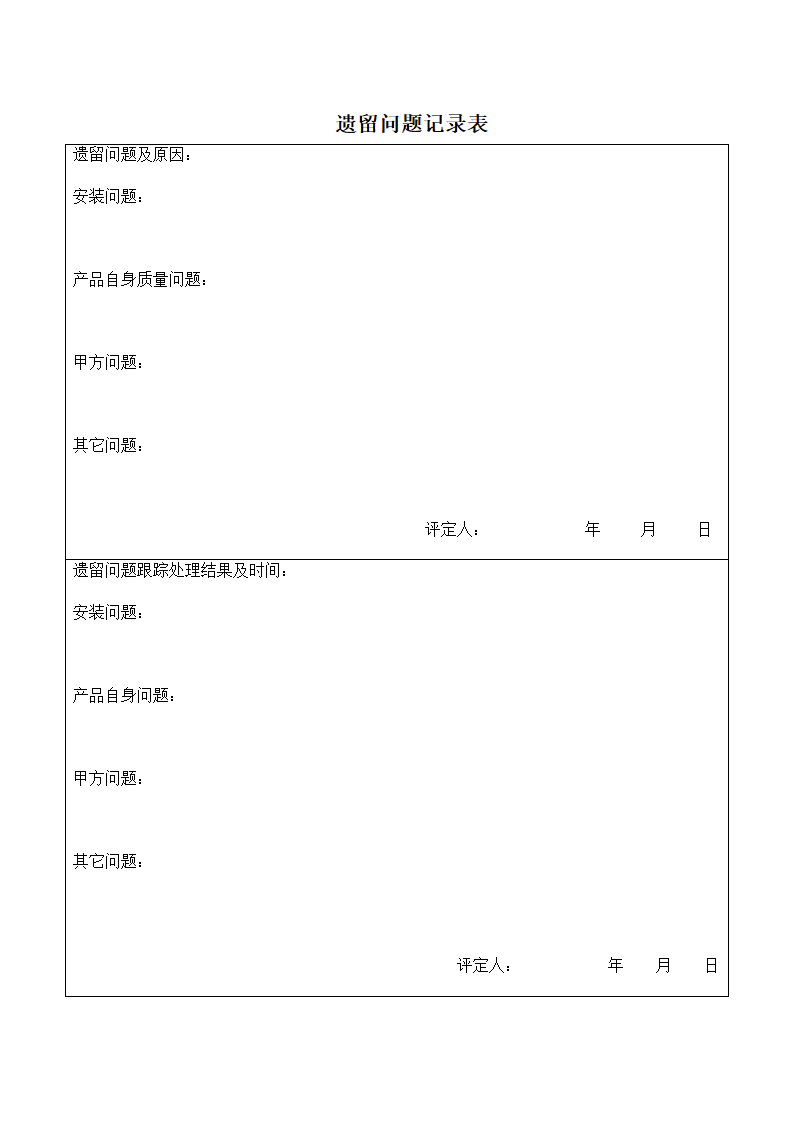 电梯检查表第11页