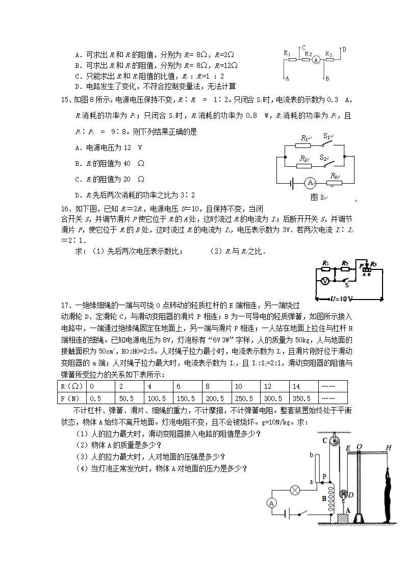 初中物理电路范围、比值问题.doc第5页