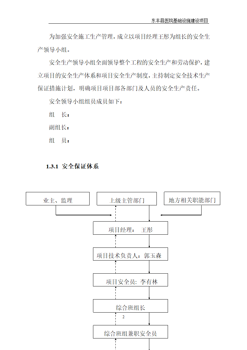 东丰县医院基础设施建设施工组织设计.doc第3页