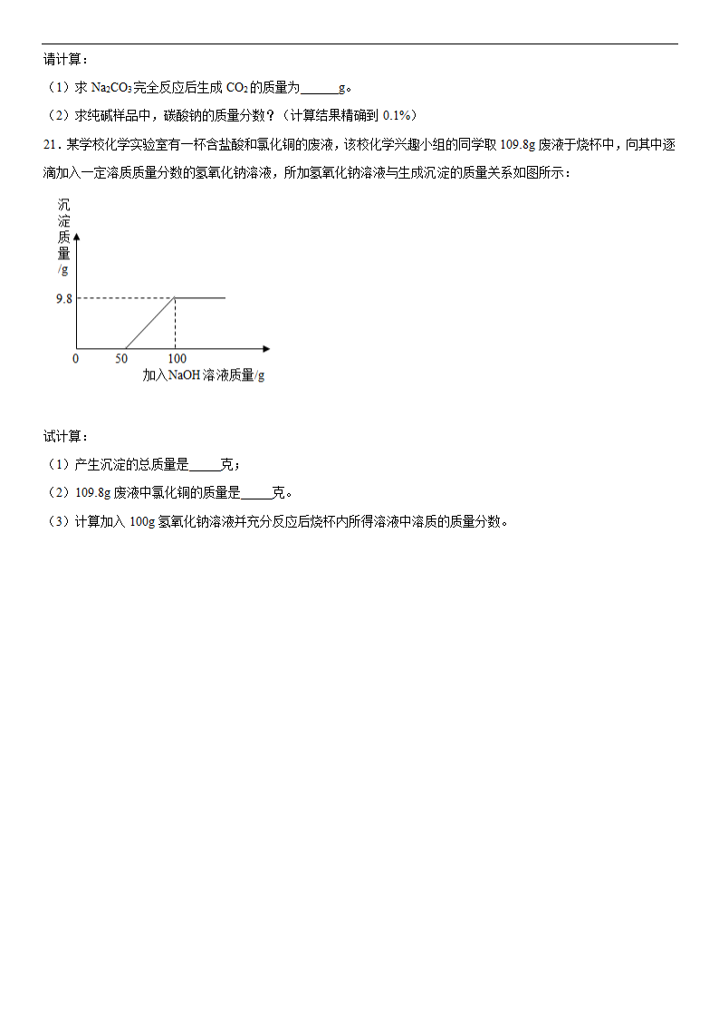 2022年中考化学冲刺专题盐化肥（word版 含答案）.doc第7页