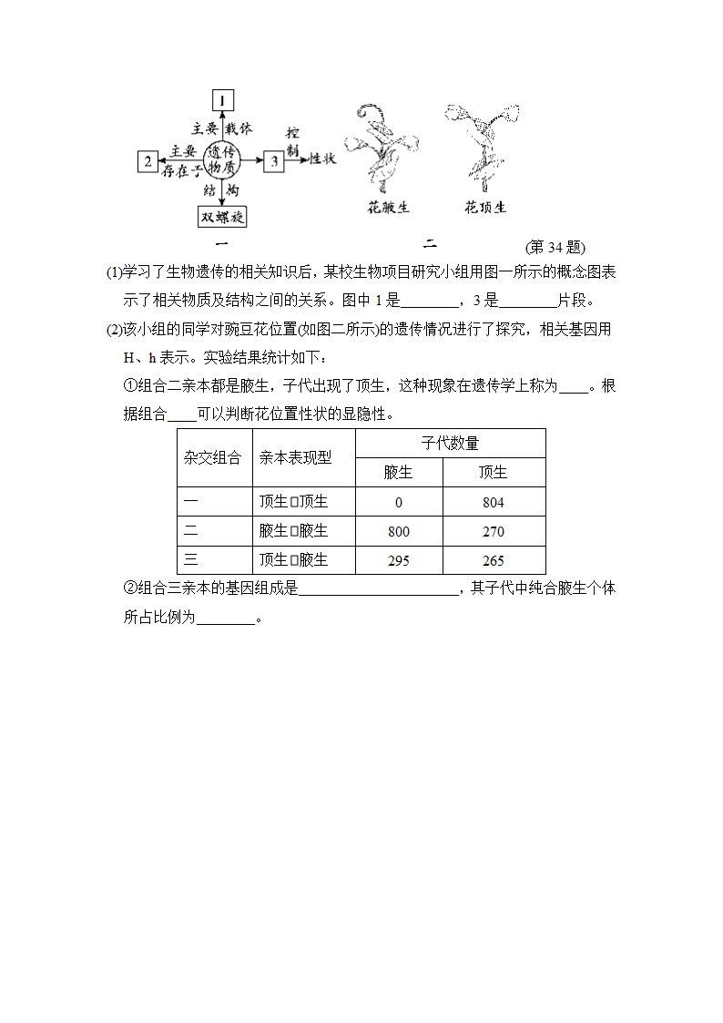 2023年中考生物一轮复习测试卷三（含答案）.doc第11页