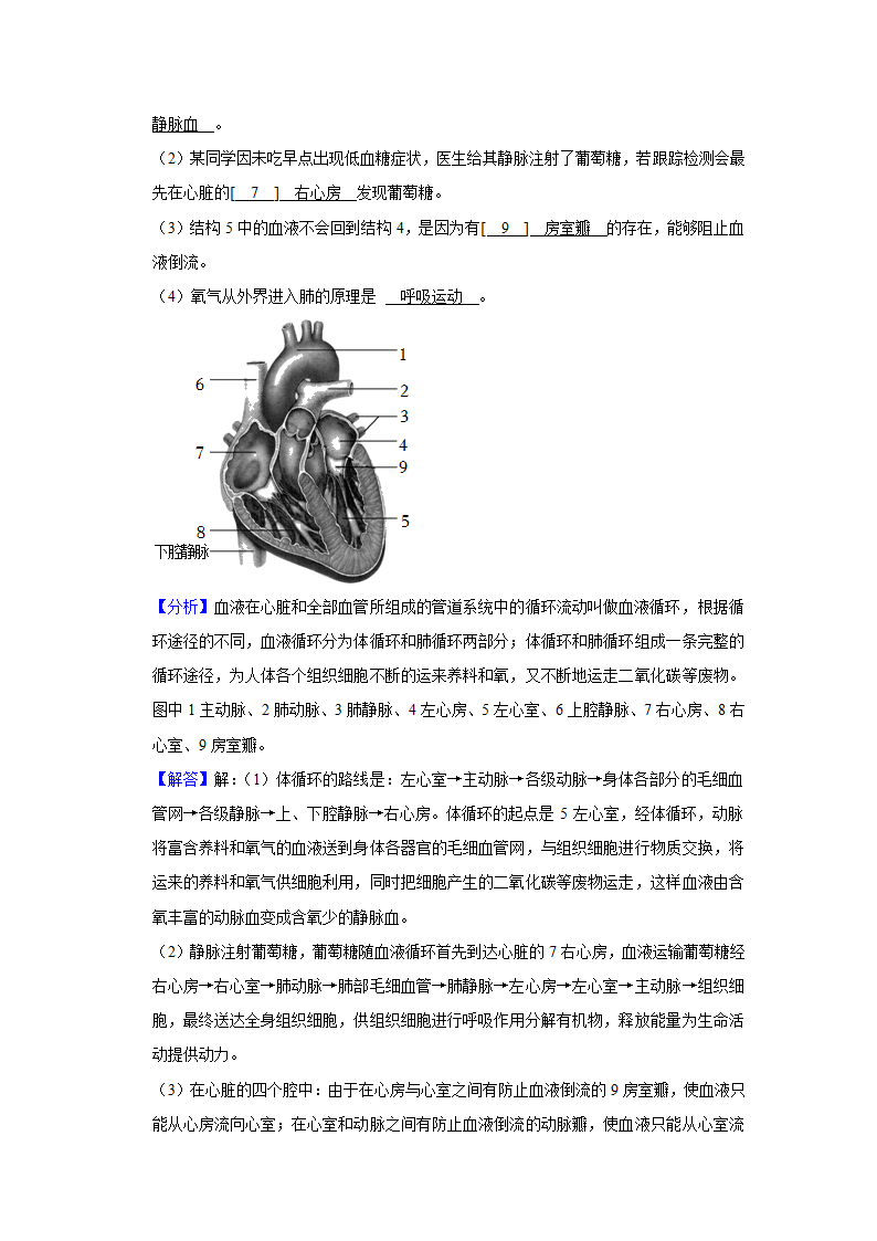 宁夏石嘴山三中南校区2022年中考生物模拟试卷(解析版).doc第21页