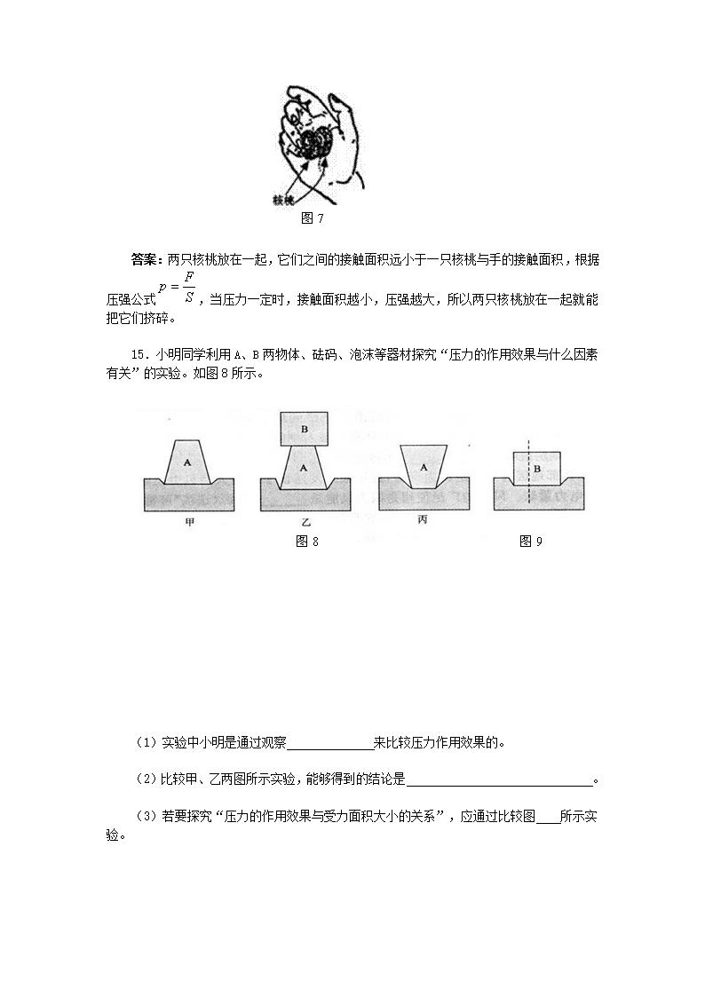 【名师备课】人教版八下物理9.1《压强》教学设计+同步测试.doc第12页