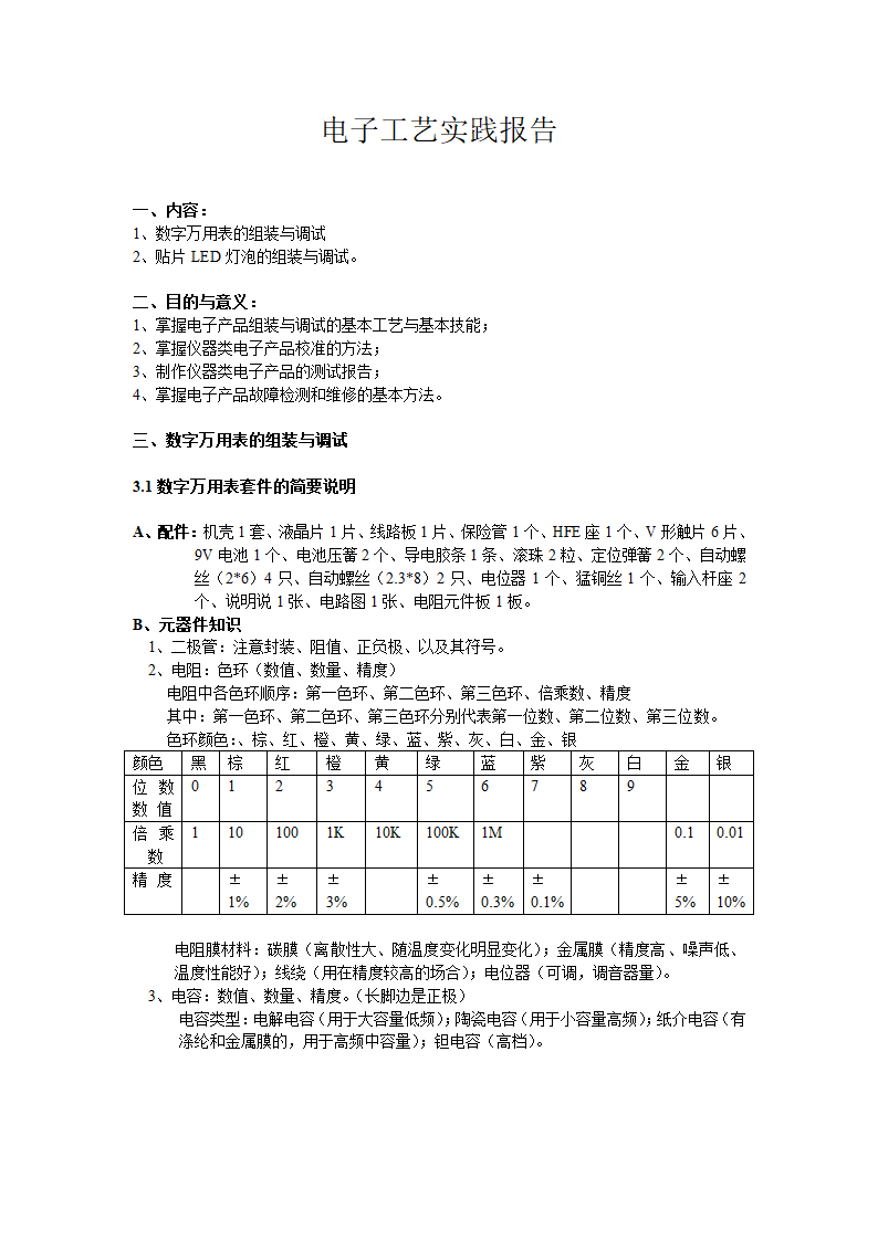 电子工艺实践报告.doc第1页