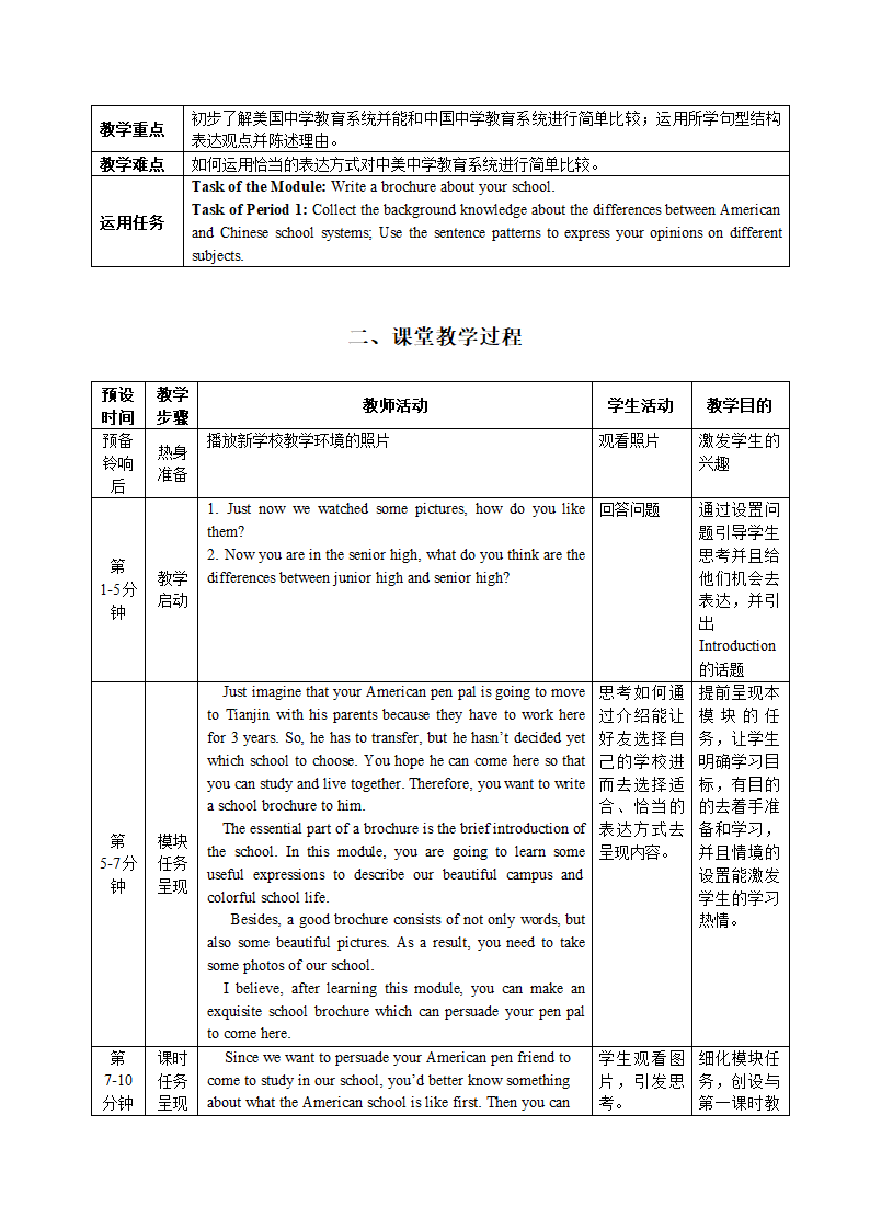 2012高一英语教案：Module1模块整体解读及分析（外研必修1）.doc第3页