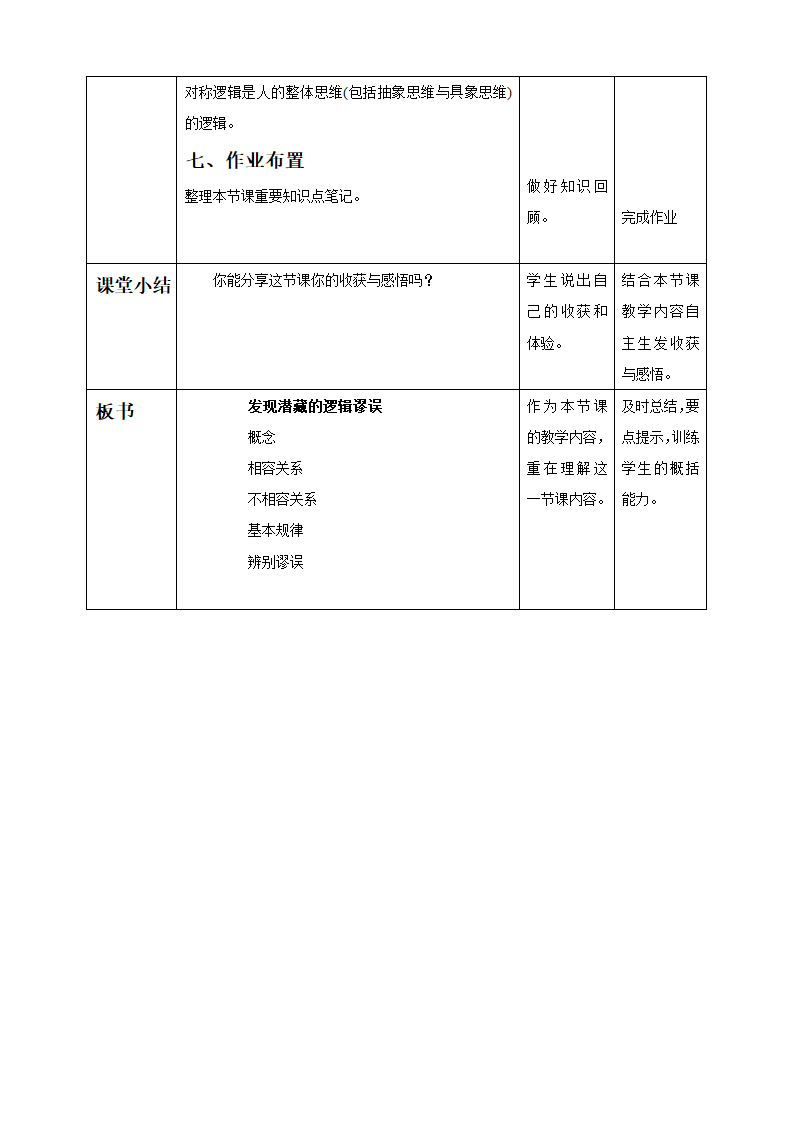 统编版语文 选择性必修上册发现潜藏的逻辑谬误教案（表格式).doc第7页