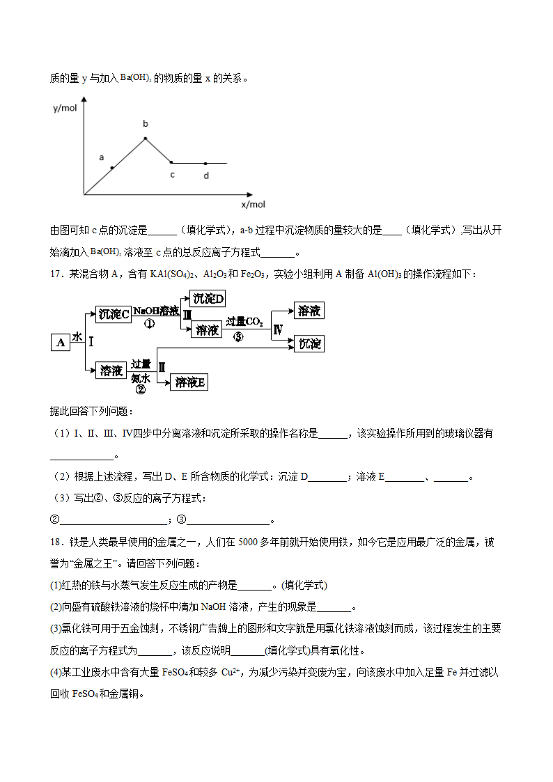 2022届高三化学二轮复习+专题练——铁及其化合物.doc第5页