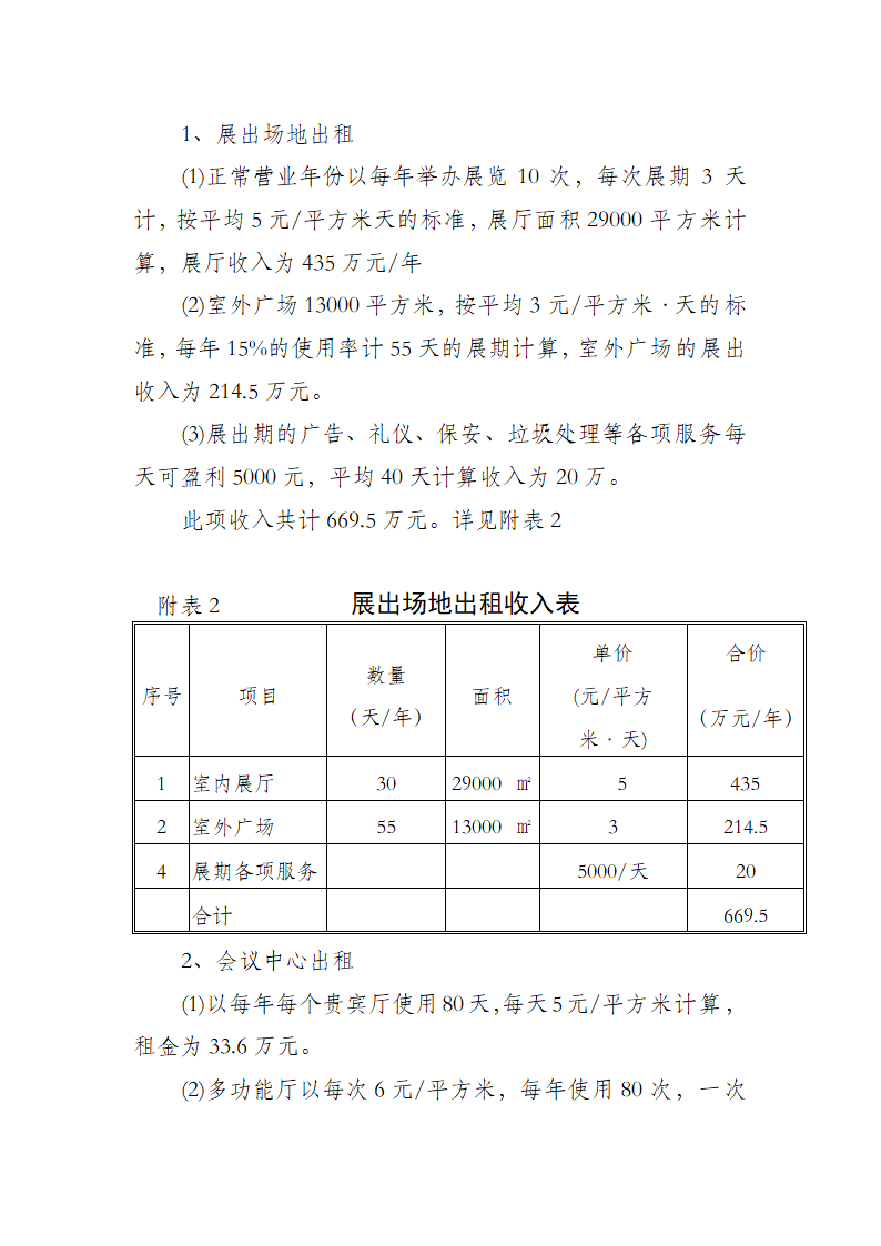 婺源县会展中心开发项目可行性研究报告.doc第11页