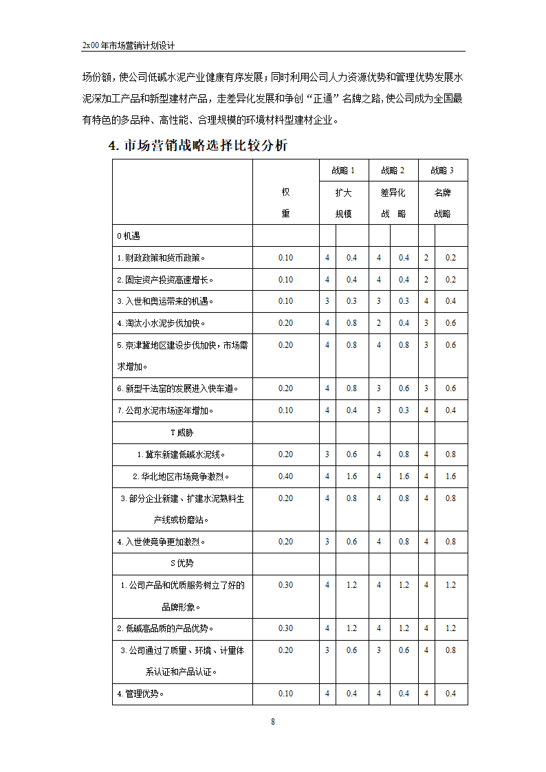 市场营销计划（工程）设计-范例.doc第8页