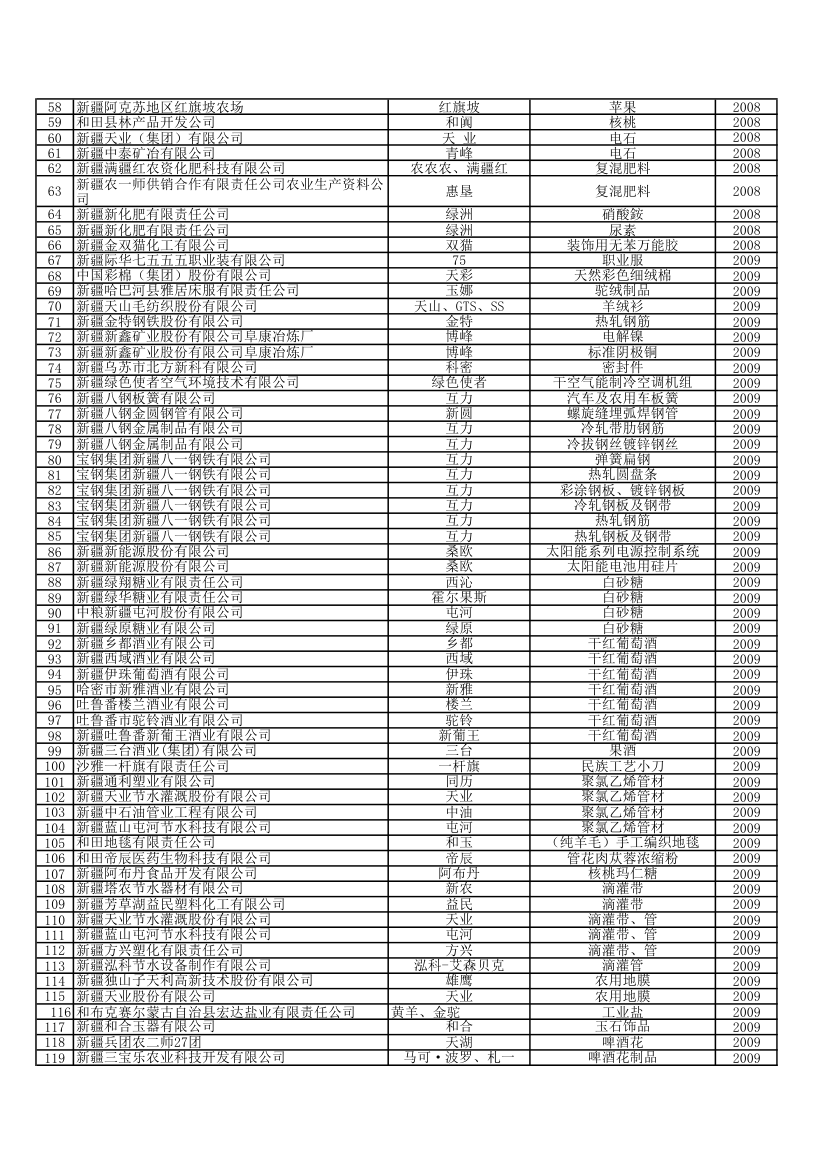 新疆名牌第2页