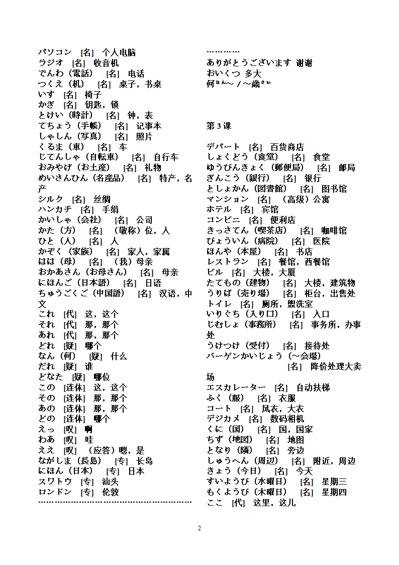 N3_词汇第2页