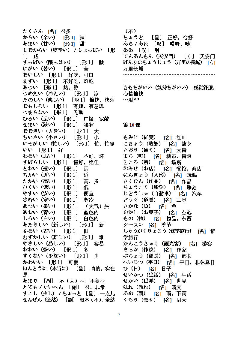 N3_词汇第7页