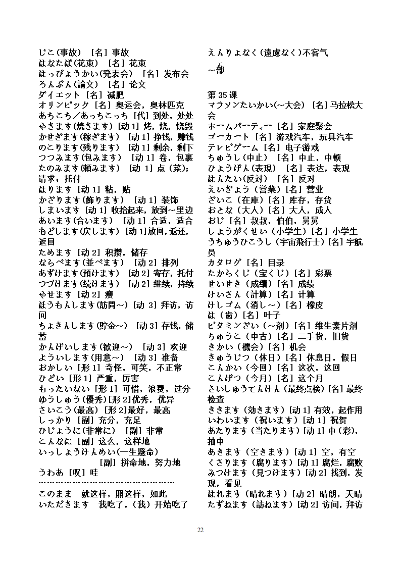 N3_词汇第22页