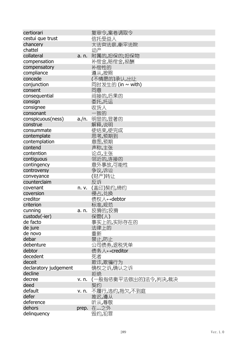 法律词汇第2页