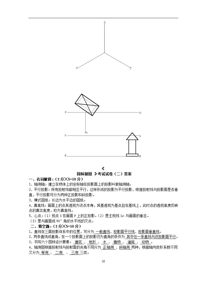 园林制图第16页