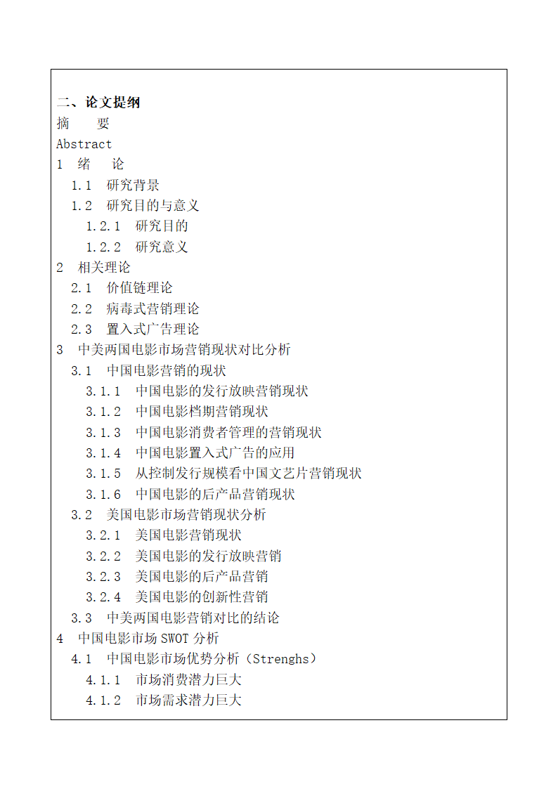 市场营销专业毕业论文开题报告.docx第4页