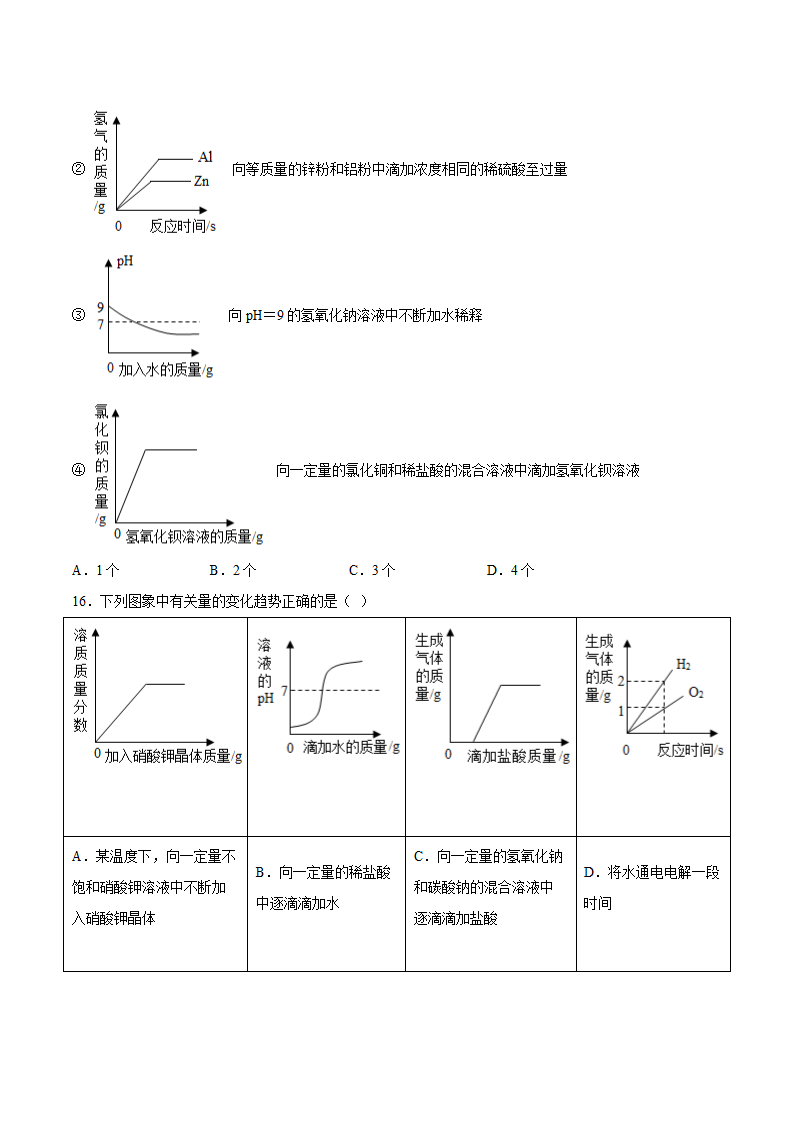 2022年中考化学一轮复习：溶液（word版 含解析）.doc第5页