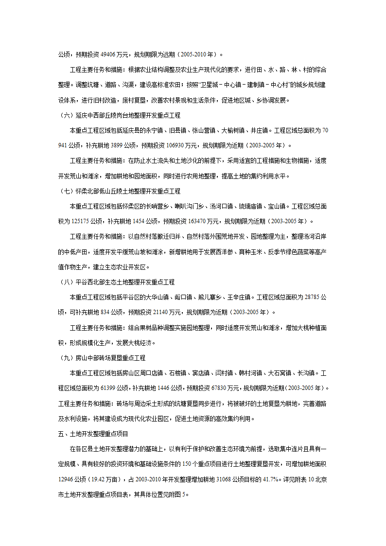 北京市土地开发整理规划表.doc第10页